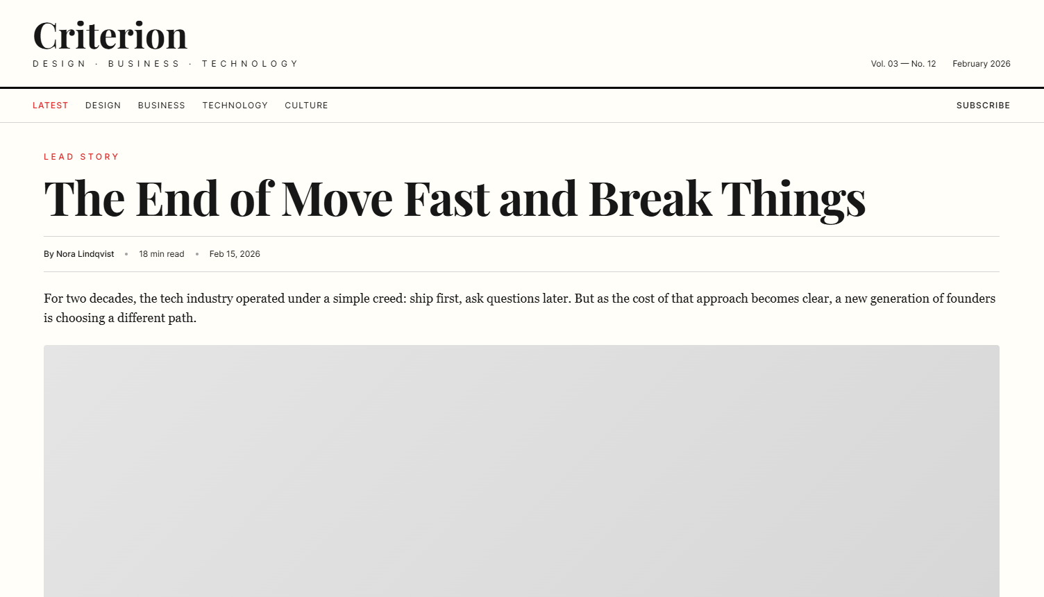 Magazine online design business tecnologia