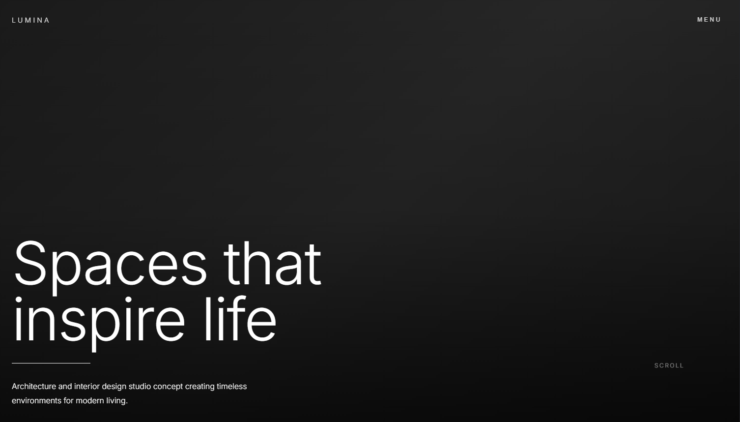 Sito studio architettura e interior design